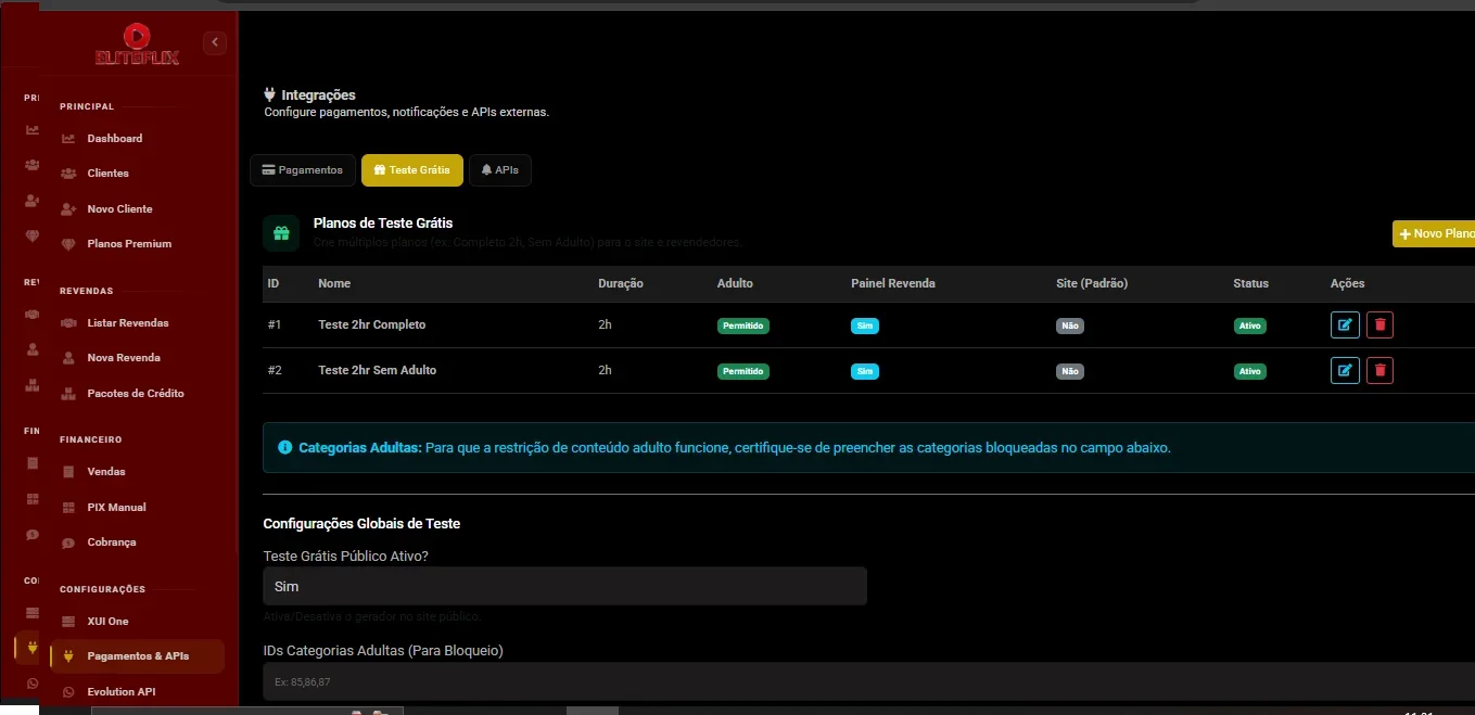 Xui Painel UI